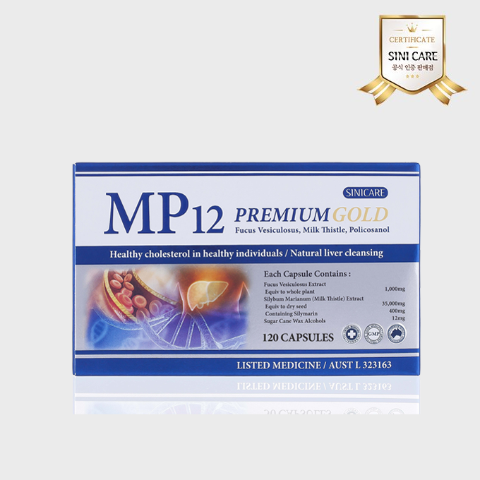 MP12 프리미엄 골드 120정 - 혈관관리, 간해독, 면역력, 항산화 작용 / 폴리코사놀, 밀크시슬